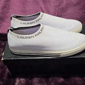 Ralph Lauren Gray Slip-On Sneakers